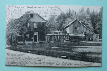 Ansichtskarte AK Gruß vom Nesselberghaus Tambach 1907 Gebäude Ortsansicht Architektur Thüringen